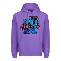 Purple class of 2024 Premium Hoodie - MaliasSmallBusiness