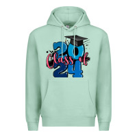 Seafoam class of 2024 Premium Hoodie - MaliasSmallBusiness