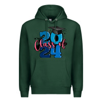 Sports Green class of 2024 Premium Hoodie - MaliasSmallBusiness