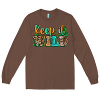 Chestnut keep it wild Long Sleeve Tee - Zillion Design Studio