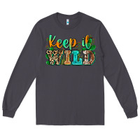 Smoke keep it wild Long Sleeve Tee - Zillion Design Studio