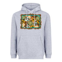 Heather Grey Fall pumpkin Heavyweight Hoodie - Artiststas