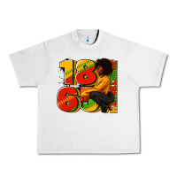 Lunar Rock 1865 Juneteenth afro woman Urban Heavy Tee - RanaPortraitStore