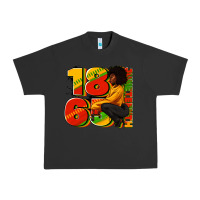 Pigment Black 1865 Juneteenth afro woman Urban Heavy Tee - RanaPortraitStore