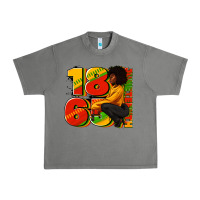 Tornado 1865 Juneteenth afro woman Urban Heavy Tee - RanaPortraitStore