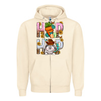 Sandshell Western Hip hop Bunny Zipper Hoodie - Neo Western