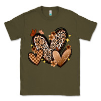 Army Green melanin hearts Classic Tee - Zillion Design Studio
