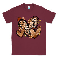 Burgundy melanin hearts Classic Tee - Zillion Design Studio