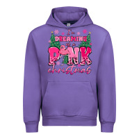 Tulip i'm dreaming of a pink christmas flamingo Urban Hoodie - MaliasSmallBusiness