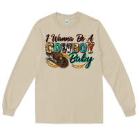 Mushroom i wanna be a cowboy baby Long Sleeve Tee - Zillion Design Studio