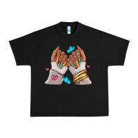 Black Afro woman nail art Urban Heavy Tee - RanaPortraitStore