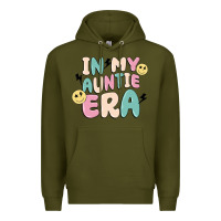 Army Green in my auntie era Premium Hoodie - MaliasSmallBusiness