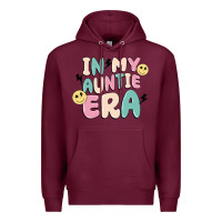 Burgundy in my auntie era Premium Hoodie - MaliasSmallBusiness