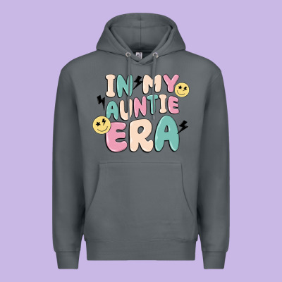 In My Auntie Era Premium Hoodie Designed By Maliassmallbusiness