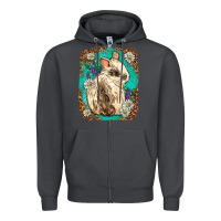 Smoke Western Rabbit Zipper Hoodie - Neo Western