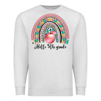 Oatmeal Heather hello 5th grade Premium Sweatshirt - JahusDesignShop