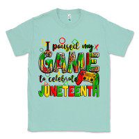 Seafoam i paused my game to celebrate juneteenth Classic Tee - Zillion Design Studio