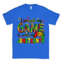 True Royal i paused my game to celebrate juneteenth Classic Tee - Zillion Design Studio