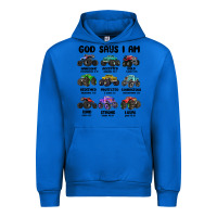 Cobalt god says i am Urban Hoodie - MaliasSmallBusiness