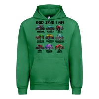 Emerald god says i am Urban Hoodie - MaliasSmallBusiness