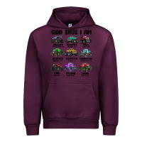 Mauve Wine god says i am Urban Hoodie - MaliasSmallBusiness