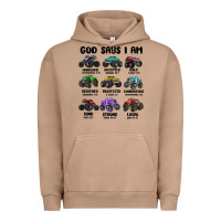 Pigment Burro god says i am Urban Hoodie - MaliasSmallBusiness