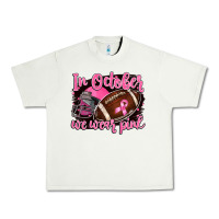 Pistachio in october we wear pink with football Urban Heavy Tee - BarkalooDesign