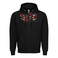Black momlife Zipper Hoodie - SublimationCraftShop