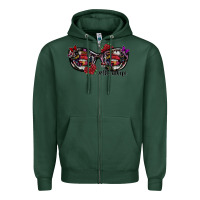 Sports Green momlife Zipper Hoodie - SublimationCraftShop
