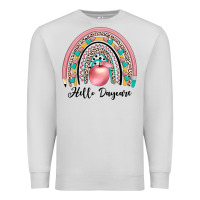 Dove Grey hello daycare Premium Sweatshirt - JahusDesignShop