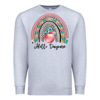 Heather Grey hello daycare Premium Sweatshirt - JahusDesignShop