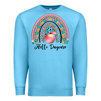 Ocean Blue hello daycare Premium Sweatshirt - JahusDesignShop