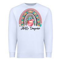 White hello daycare Premium Sweatshirt - JahusDesignShop