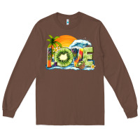 Chestnut love kiwi summer Long Sleeve Tee - texasbilliewilder