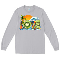 Moon Dust love kiwi summer Long Sleeve Tee - texasbilliewilder