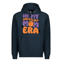 Navy in my basketball mom era Premium Hoodie - MaliasSmallBusiness