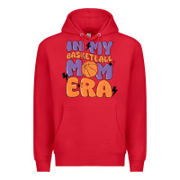 Red in my basketball mom era Premium Hoodie - MaliasSmallBusiness
