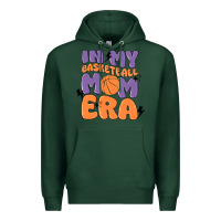 Sports Green in my basketball mom era Premium Hoodie - MaliasSmallBusiness