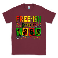 Burgundy free ish since 1865 Classic Tee - Zillion Design Studio