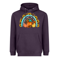 Plum Fall rainbow Heavyweight Hoodie - Artiststas