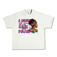 Pistachio A queen will always turn pain into power Urban Heavy Tee - RanaPortraitStore