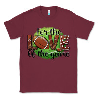 Burgundy for the love of the game football Classic Tee - BarkalooDesign