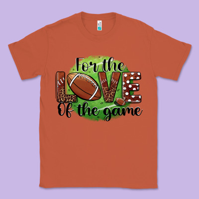 For The Love Of The Game Football Classic Tee Designed By Barkaloodesign