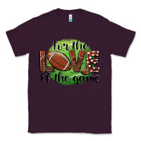 Plum for the love of the game football Classic Tee - BarkalooDesign