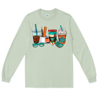 Matcha math teacher coffee cups Long Sleeve Tee - AdoDesignShop