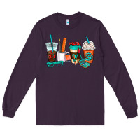 Plum math teacher coffee cups Long Sleeve Tee - AdoDesignShop