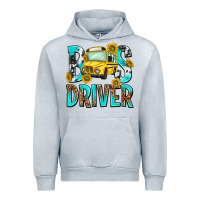 Heather Grey bus driver Urban Hoodie - NancyCooperArtShop