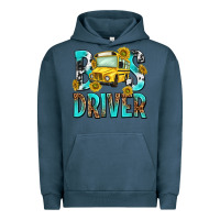 Pigment Midnight Navy bus driver Urban Hoodie - NancyCooperArtShop