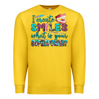 Lemon i create smile what is your superpower Premium Sweatshirt - AdoDesignShop