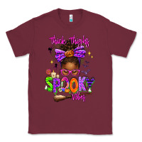 Burgundy Thick Thighs Spooky Vibes Classic Tee - texasbilliewilder